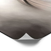 Misty Retro Portrait of Elegance ポスター (角)