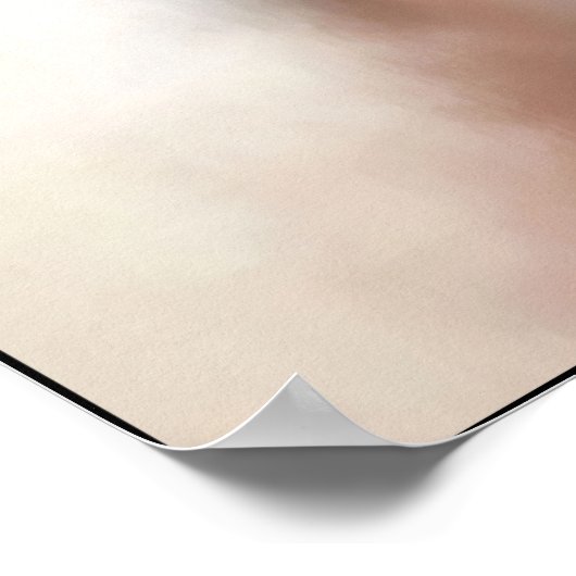 Misty Retro Portrait of Elegance ポスター (角)