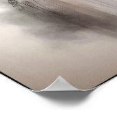 Misty Retro Portrait of Elegance ポスター (角)