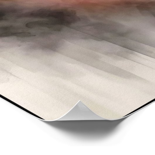 Misty Retro Portrait of Elegance ポスター (角)