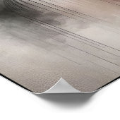 Misty Retro Portrait of Elegance ポスター (角)