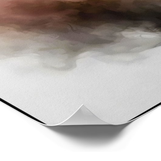 Misty Retro Portrait of Elegance ポスター (角)