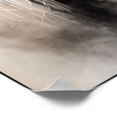 Misty Retro Portrait of Elegance ポスター (角)