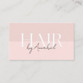 Misty Rose Hair Stylist QR Code  Business Card 名刺