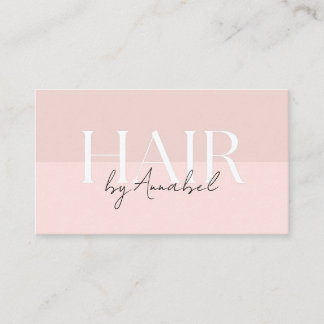 Misty Rose Hair Stylist QR Code  Business Card 名刺