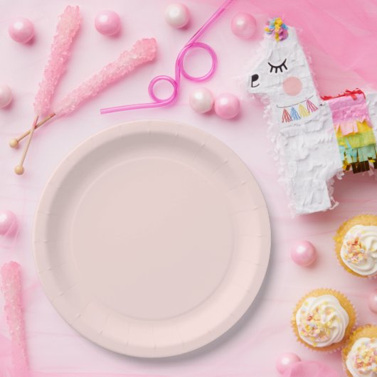 Misty rose hex code FFE4E1 Party Plate ペーパープレート (パーティー)