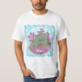 Misty Sea Coral seashells Tシャツ (正面)