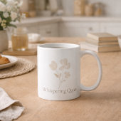 Misty Taupe Florals Classic Mug, 11 oz コーヒーマグカップ