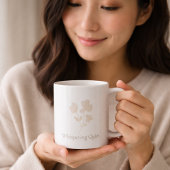 Misty Taupe Florals Classic Mug, 11 oz コーヒーマグカップ