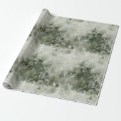 Misty Watercolor Forest Wrapping Paper ラッピングペーパー (アンロールド)