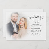 Misty We Still Do Photo Anniversary Invitation 招待状 (正面/裏面)
