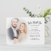 Misty We Still Do Photo Anniversary Invitation 招待状 (スタンド正面)