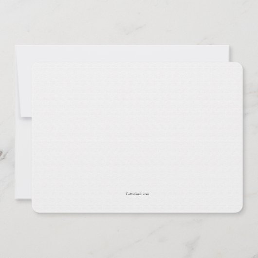 Misty We Still Do Photo Anniversary Invitation 招待状 (裏面)