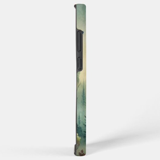 Misty Woodland Evergreen Forest Samsung Galaxyケース (右側面)
