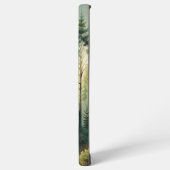 Misty Woodland Evergreen Forest Samsung Galaxyケース (左側面)