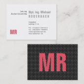 Mitモノグラム 名刺 (正面/裏面)