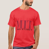 MIT座標 Tシャツ (正面)