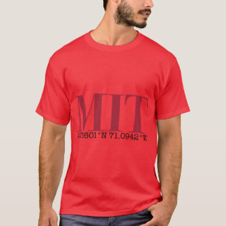 MIT座標 Tシャツ