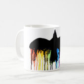 Mit dem Regenbogen コーヒーマグカップ (正面左)