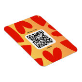 Mit individuellen persönlichen Song per QR-Code マグネット (右側)