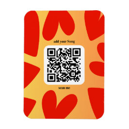 Mit individuellen persönlichen Song per QR-Code マグネット