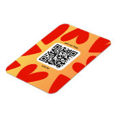 Mit individuellen persönlichen Song per QR-Code マグネット (左側)