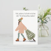 Mit jedem Schritt wächst der Weihnachtszauber サンキューカード (スタンド正面)