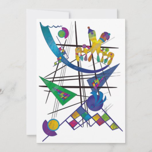 Mit Liebe zu Kandinsky サンキューカード (正面)