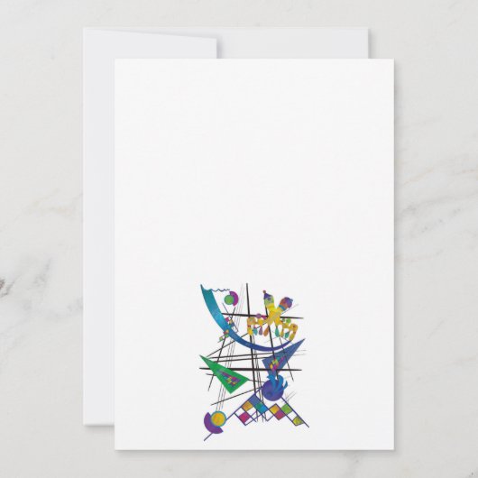 Mit Liebe zu Kandinsky サンキューカード (裏面)