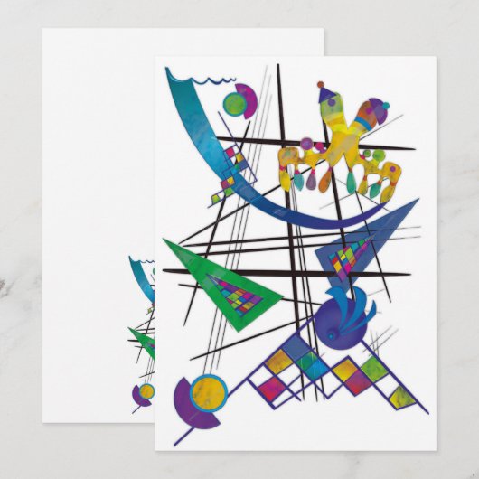 Mit Liebe zu Kandinsky サンキューカード (正面/裏面)