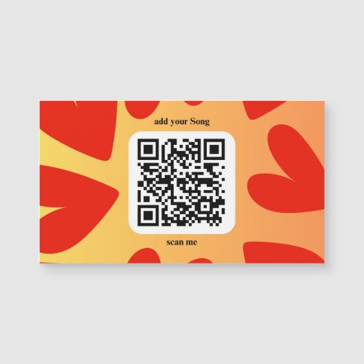Mit personalisierten Song per QR-code (正面)