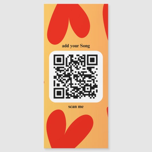 Mit personalisierten Song per QR-code (正面)