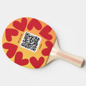 Mit personalisierten Song per QR-code 卓球ラケット (横)