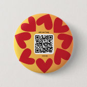 Mit personalisierten Song per QR-code 缶バッジ (正面)