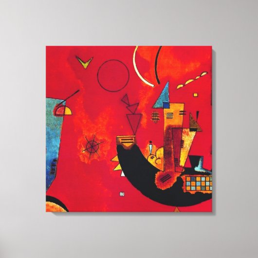 Mit und Gegen, 1929年Wassily Kandinsky著 キャンバスプリント (正面)