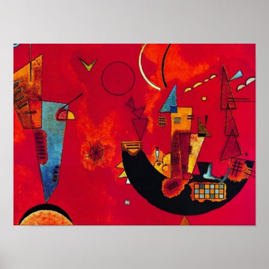 Mit und Gegen, 1929年Wassily Kandinsky著 ポスター (正面)