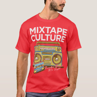 Mitape Culture レトロ Boombo ミュージック ビジュアル デザイン ファミ Tシャツ