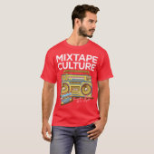 Mitape Culture Retro Boombo Music Vibe Design fami Tシャツ (正面フル)