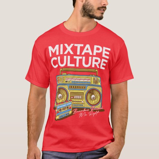 Mitape Culture Retro Boombo Music Vibe Design fami Tシャツ (正面)