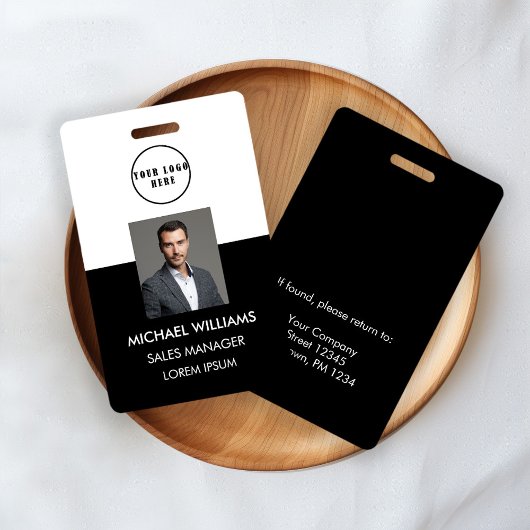 Mitarbeiter Foto-ID Ausweis バッジ