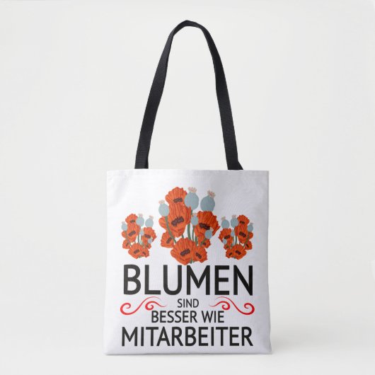 Mitarbeiter Frust Zitat funny トートバッグ (正面)
