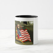 Mitchの魔法使いWWIIの航空機の芸術 マグカップ (中央)