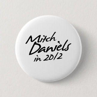 MITCH DANIELS 2012のサイン 缶バッジ