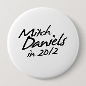 MITCH DANIELS 2012のサイン 缶バッジ (正面)
