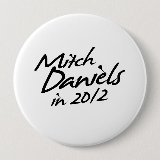 MITCH DANIELS 2012のサイン 缶バッジ (正面)
