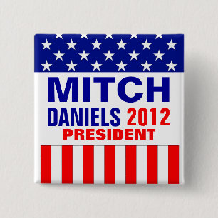Mitch Daniels 2012年 缶バッジ