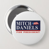 MITCH DANIELS FOR PRESIDENT (バナー) 缶バッジ (正面&裏面)