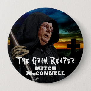 Mitch Mcconnellの死神 缶バッジ