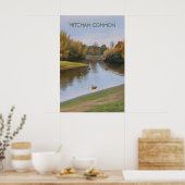 Mitcham Common London トラベルポスター ポスター (キッチン)