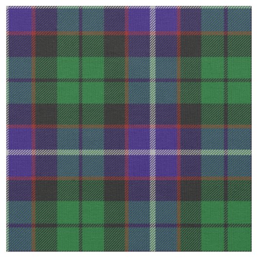 Mitchellのタータンチェックのプリント ファブリック (クローズアップ)